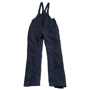 Youth SkiGear Snow Bib Overalls Size XL Navy Blue Ski Pants 28" Inseam